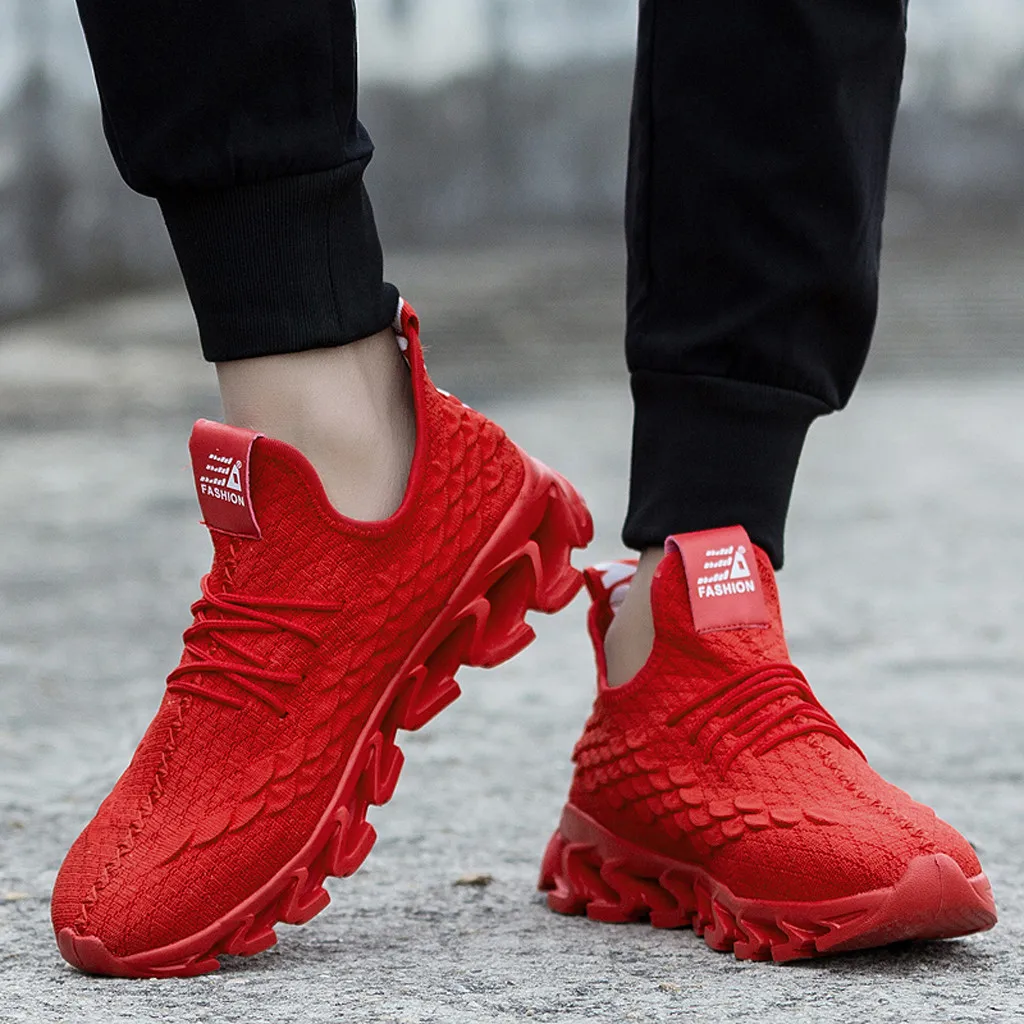 Mens Shoes Fish Scales Solid Color Soft Foundation Hot Sale Sneakers Men Spring Blade Outdoor Flats Big Size | Спорт и развлечения
