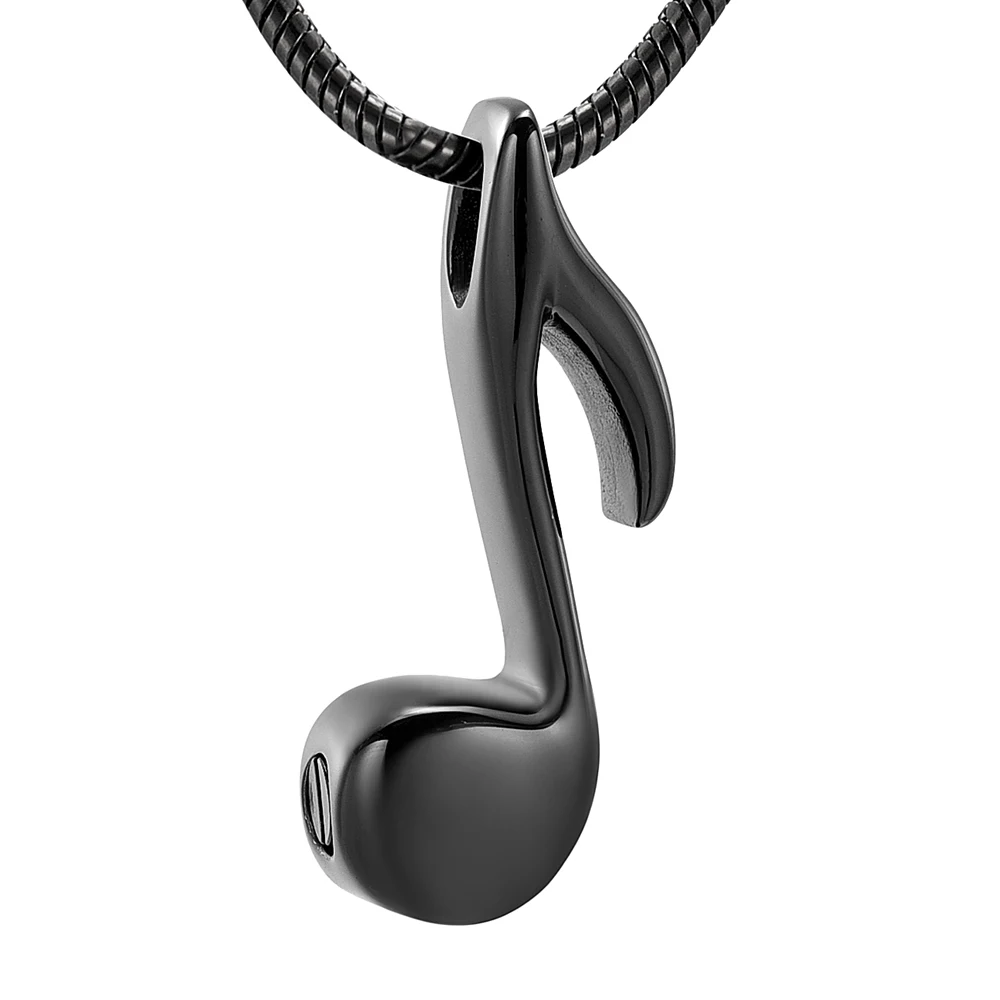 Music Note Urn Ashes Pendant Memorial Keepsake Jewelry Treble Clef Locket Ash Holder Fillable | Украшения и аксессуары