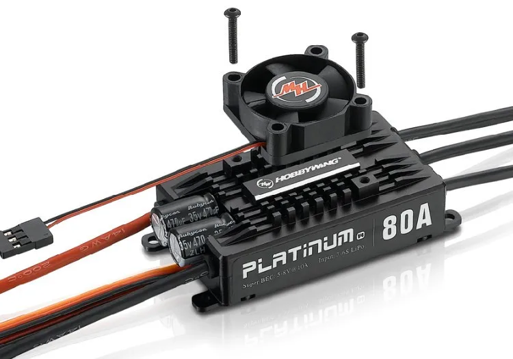 1 шт. оригинальный Hobbywing Platinum Pro V4 80A 3 6S Lipo BEC пустая форма бесщеточный ESC для