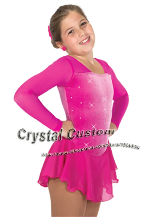 

Custom Figure Ice Skating Dresses Adult With Spandex Graceful New Brand Figure Skating Competition Dress DR2609