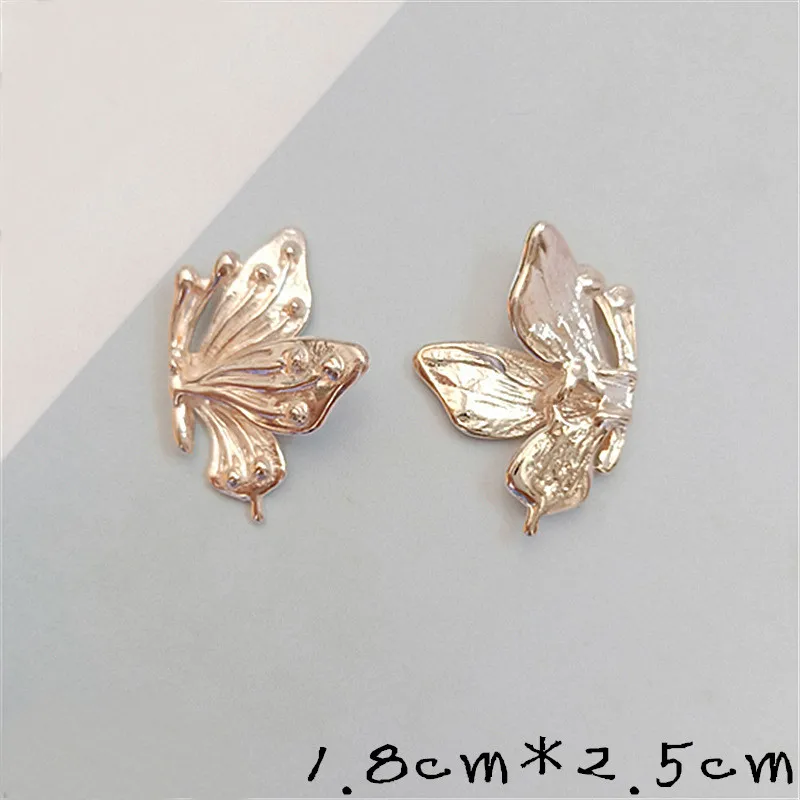 SEA MEW 30 PCS Мода стиль металл сплав KC Золотой Серебряный Цвет Бабочка соединители со
