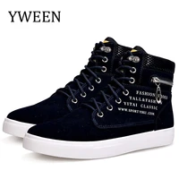 yween mens casual shoes lace up help style fashion men shoes sudent large size shoes eur39 46
