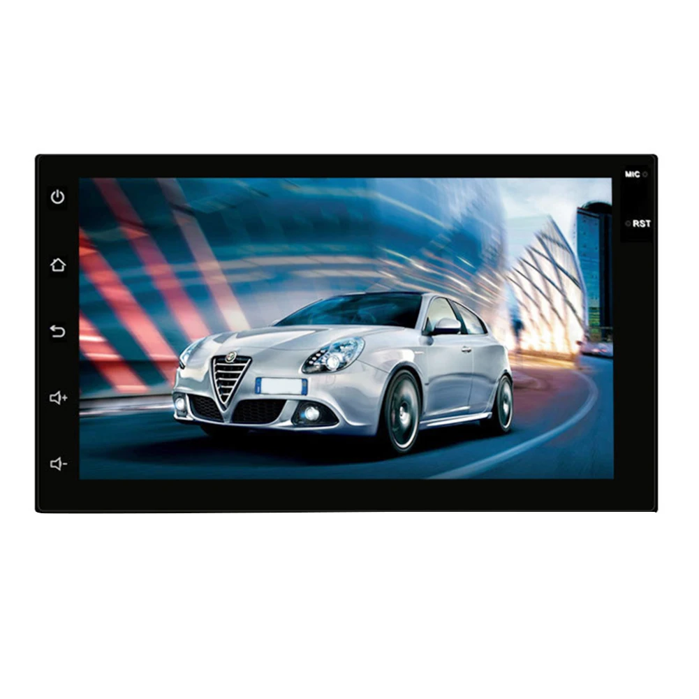 VODOOL 7 дюймов 2 Din Автомобильный dvd плеер автомобильное радио Android 5 1 WIFI GPS навигация