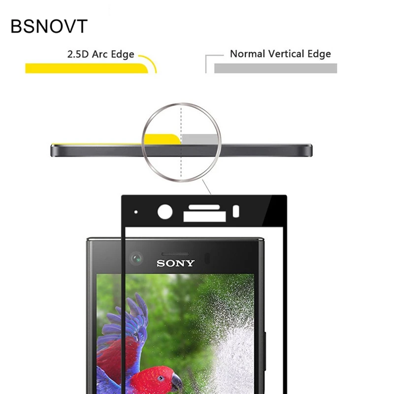 2 шт Полное стекло для Sony Xperia XZ1 Compact защита экрана закаленное Защита экрана|tempered