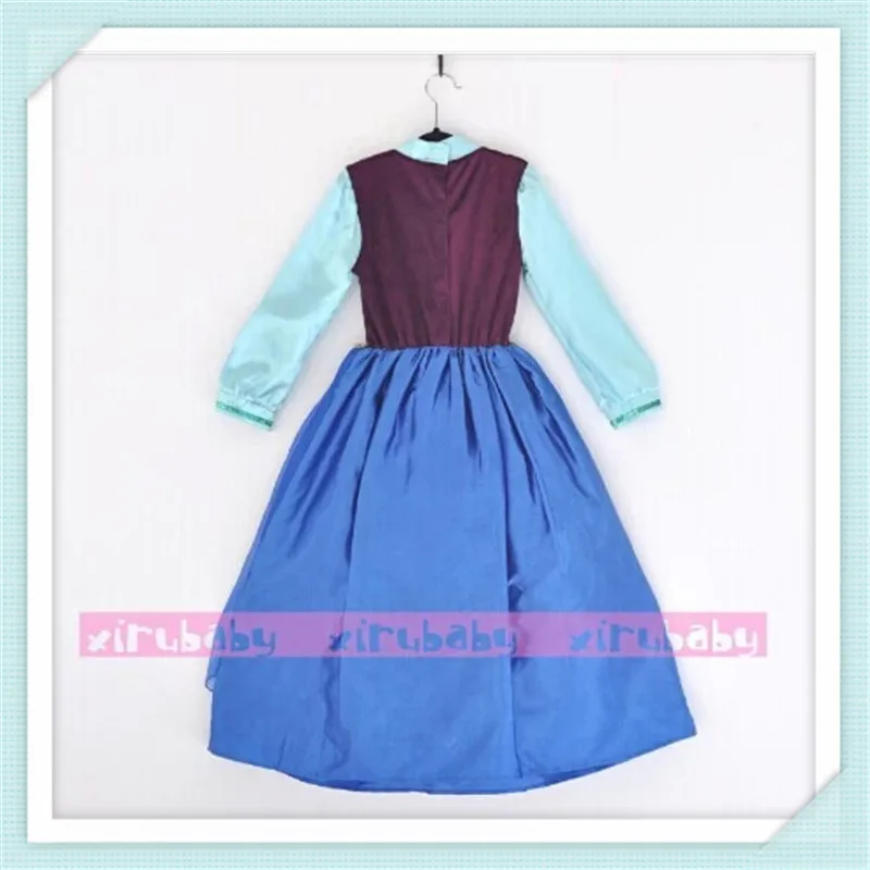 5pcs/lot+Free Hot Selling New Style Girls fashion Dress Elsa Anna beautiful Fashion princess Children's Cloting | Тематическая