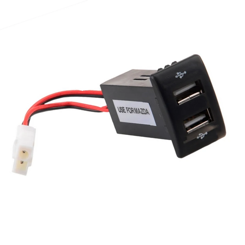 Автомобильный двойной usb-порт Biurlink 2 usb-коннектора зарядное устройство для Mazda |