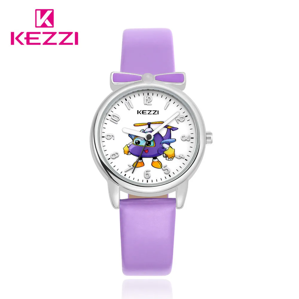 KEZZI розовый часы для детей Водонепроницаемый 8 мм дети девочек relogio meisjes horloge Розе