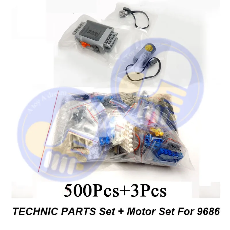 500 шт. + Technic совместимые серии деталей DIY питания объемный строительный блок
