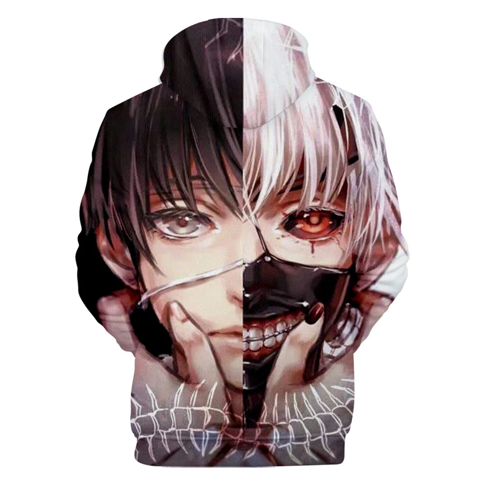 Новинка Одежда Tokyo ghoul Пальто Сезон осень зима Теплая свободная толстовка с