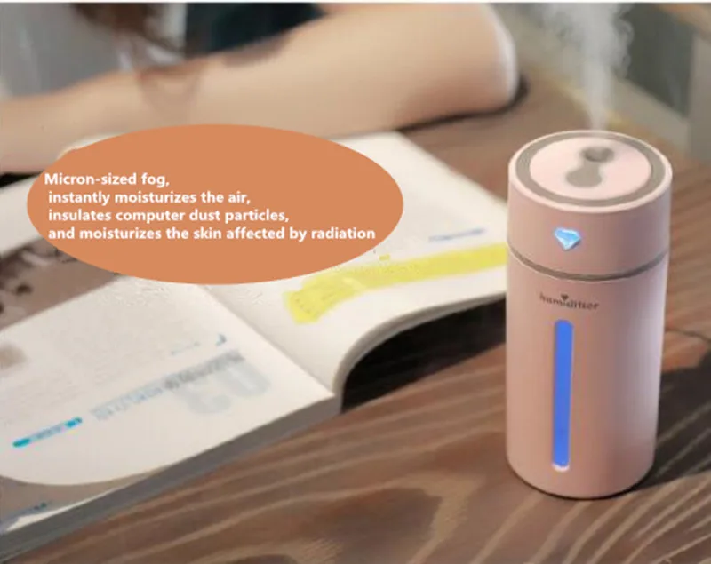 

New Car Air Humidifier USB Led Light Office Purifier With Lights for infiniti fx35 q50 g35 g37 qx70 qx50 fx fx37 m35 accessories