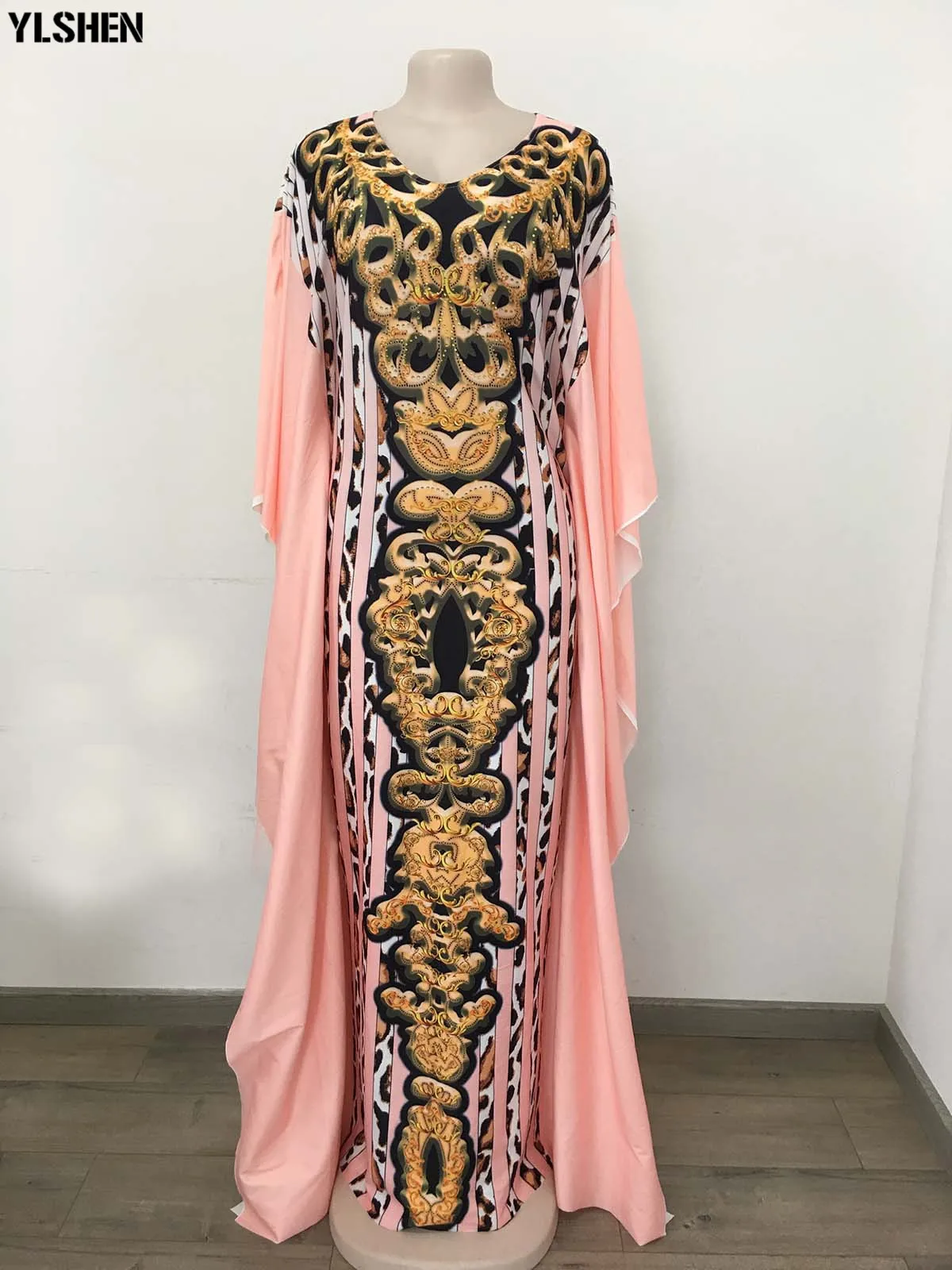 

Женское платье с леопардовым принтом Dashiki, приталенное платье в африканском стиле размера плюс, 2019