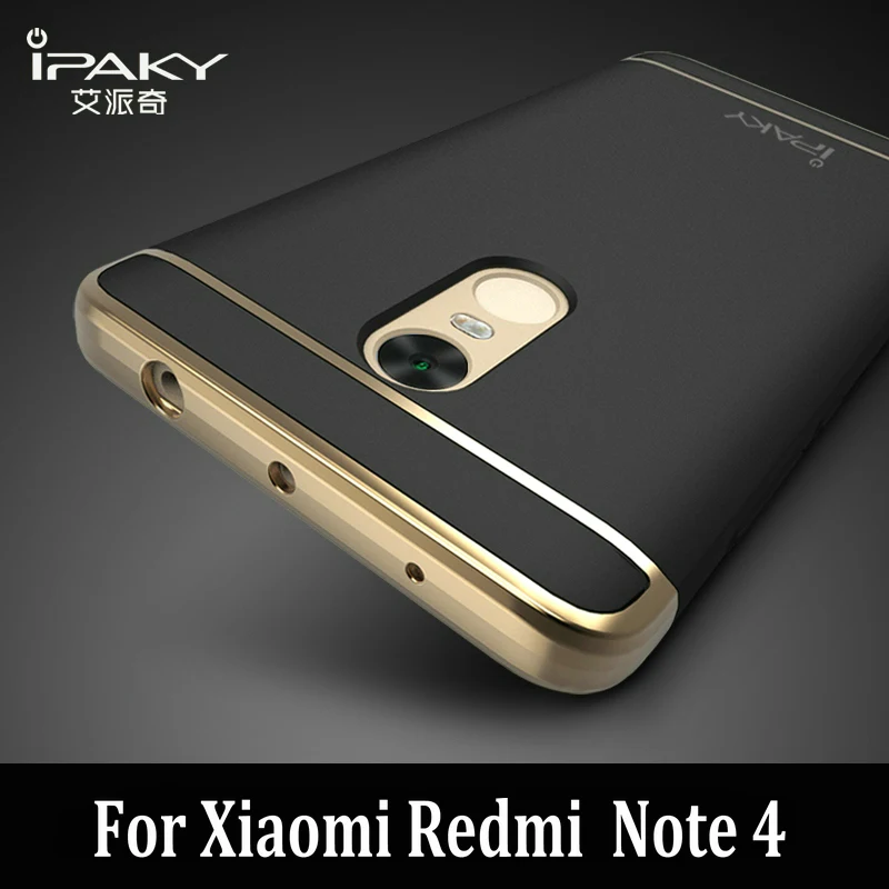 IPaky для Xiaomi Redmi Note 4 Чехол модная матовая задняя крышка чехол 3в1 Для телефона Note4 Pro