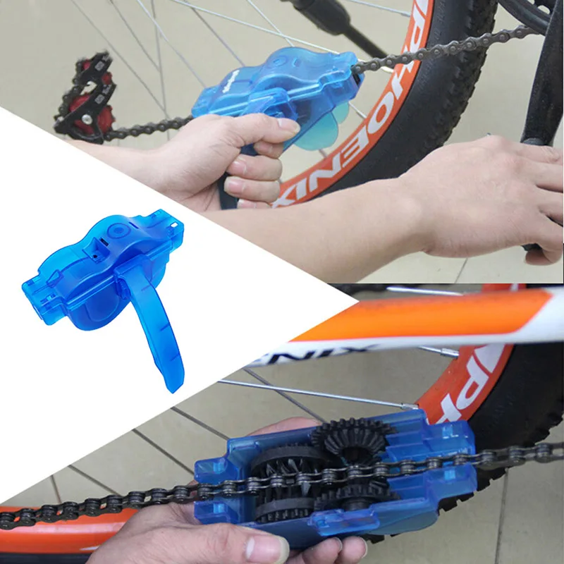 Очиститель велосипедной цепи Портативный MTB дорожный велосипед быстрый набор