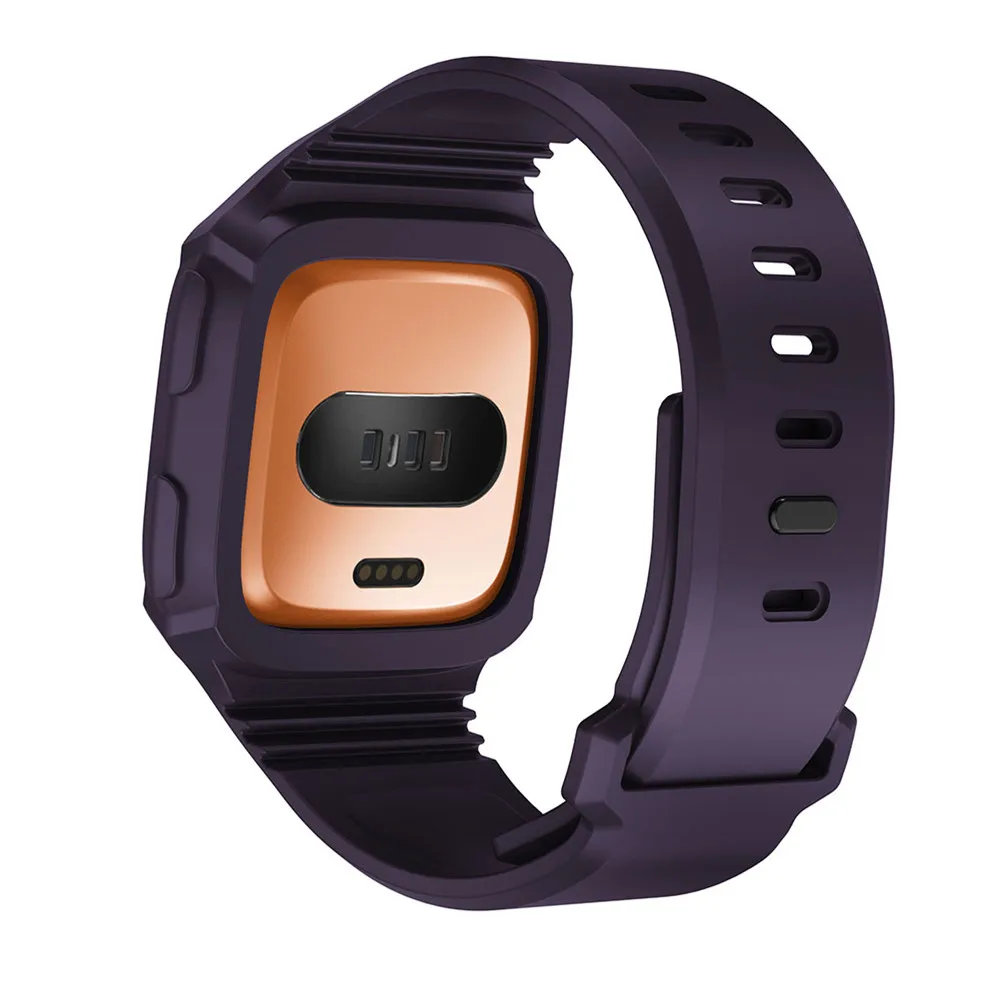Новое поступление для Fitbit Versa наручный ремешок Смарт часы с корпусом защитный