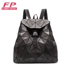 Новинка 2021, школьный рюкзак с геометрическим рисунком, женские рюкзаки, модные рюкзаки для девочек-подростков, складная школьная сумка через плечо, повседневные Рюкзаки