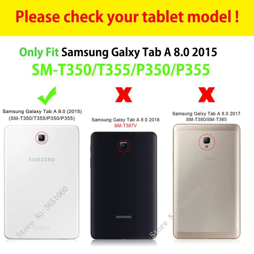 Флип чехол для Samsung Galaxy Tab A 8 0 дюйма T350 T355 P350 P355|Чехлы планшетов и электронных книг|