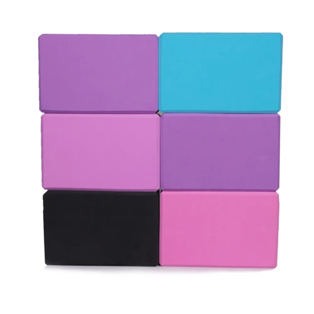 Блоки для йоги разноцветные блоки из пены строительные фитнеса пилатеса силовых