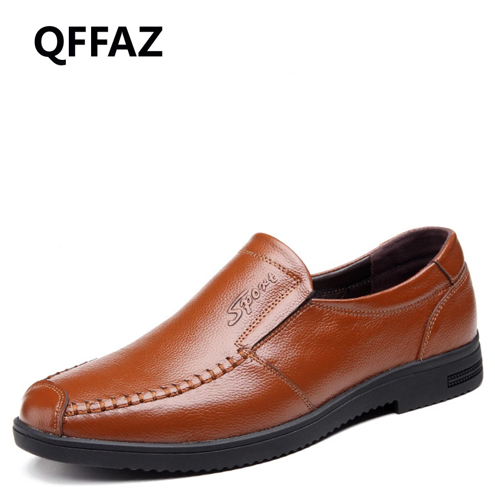 QFFAZ/Новинка 2018 года мужская модельная обувь в деловом стиле из искусственной кожи