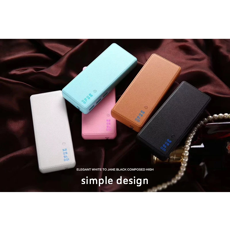 20000 внешний аккумулятор PoverBank 3USB lcd power Bank портативный мобильный телефон зарядное