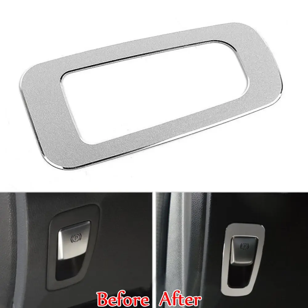 

Car Styling Electronic Handbrake Parking Frame Cover Trim Sticker For Mercedes Benz C Class W205 GLC C180L C200L C260L 2015 2016