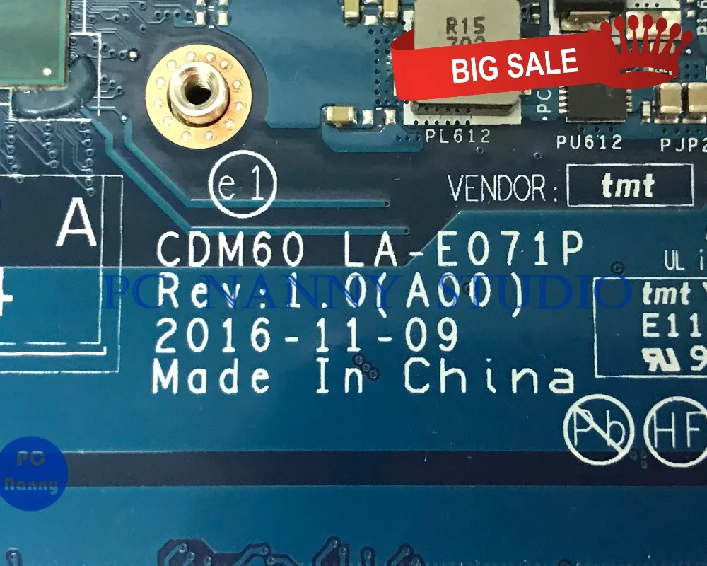 Материнская плата PCNANNY 4T711 04T711 для ноутбука Dell LATITUDE 5280 5288 i5-7300U | Компьютеры и офис