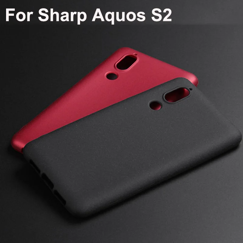 Черный красный чехол для Sharp Aquos S2 Ультратонкий Мягкий силиконовый защитный