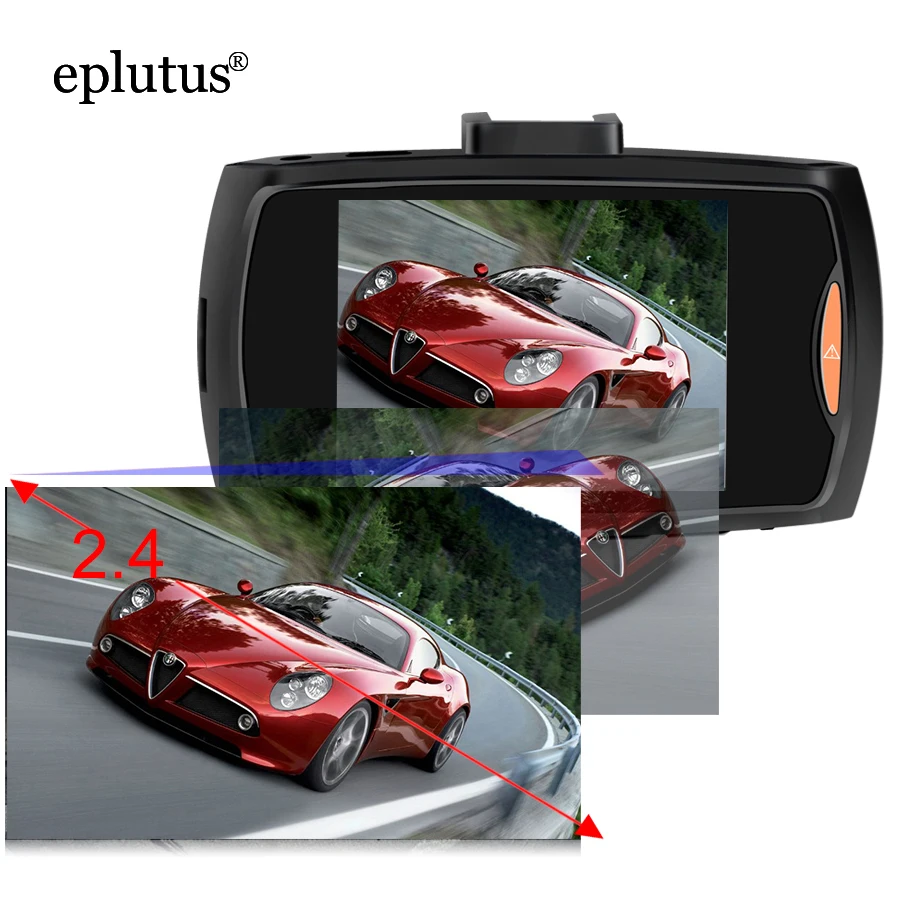Eplutus автомобиля Камера Full HD 1080 P Автомобильный видеорегистратор Регистраторы +