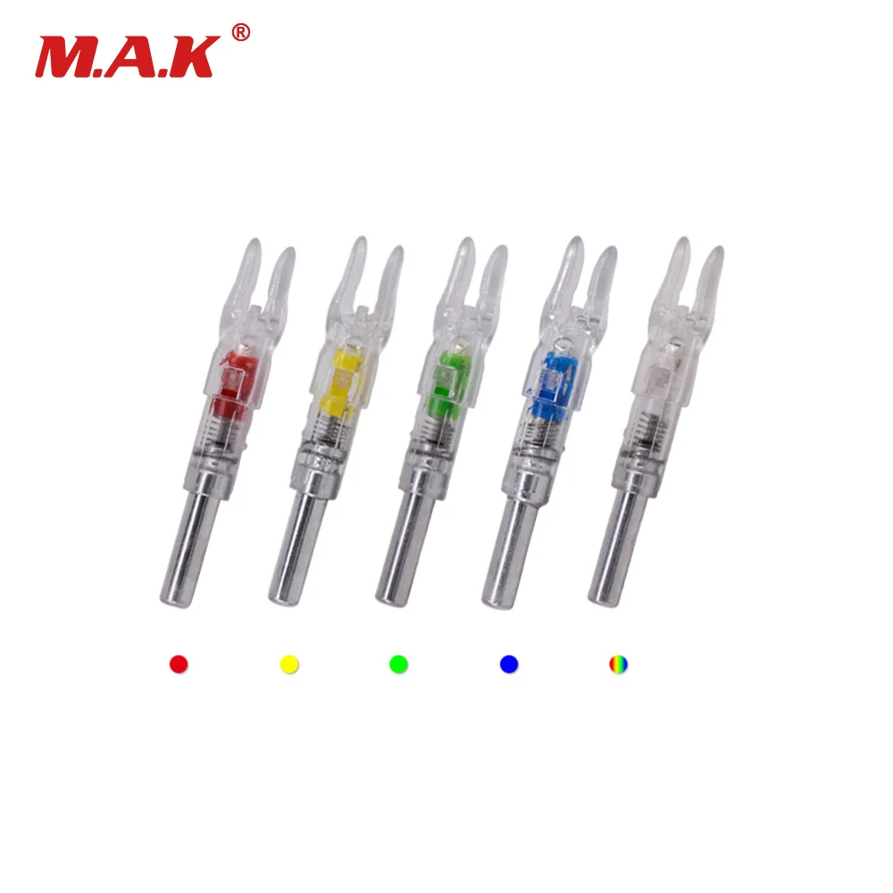

Lighted Nocks Led Lights up Automaticall Nock Suit Inner Diameter 6.2/6.25mm Arrow for Archery Hunting Shooting