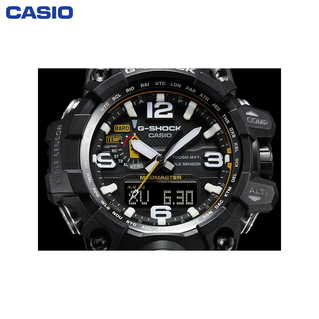  Quartz Wristwatches Casio GWG-1000-1A3 mens waterproof watch wrist watches accessories Plastic strap | Наручные часы