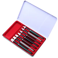 7pcsbox caligraphy parallel pen set 2mm 3mm 4mm 5mm 7mm 9mm 11mm for fountain tip gothic letter calligraphy pens stationery