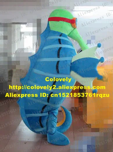 Озорная синяя кожа костюм-талисман персонаж из мультфильма Mascotte взрослая