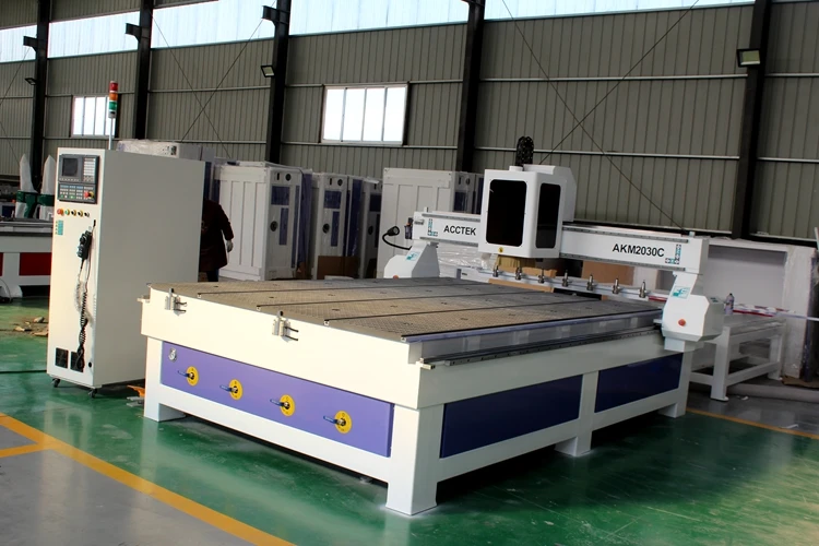 Цельная стальная структура воздушного охлаждения шпинделя atc cnc маршрутизатор