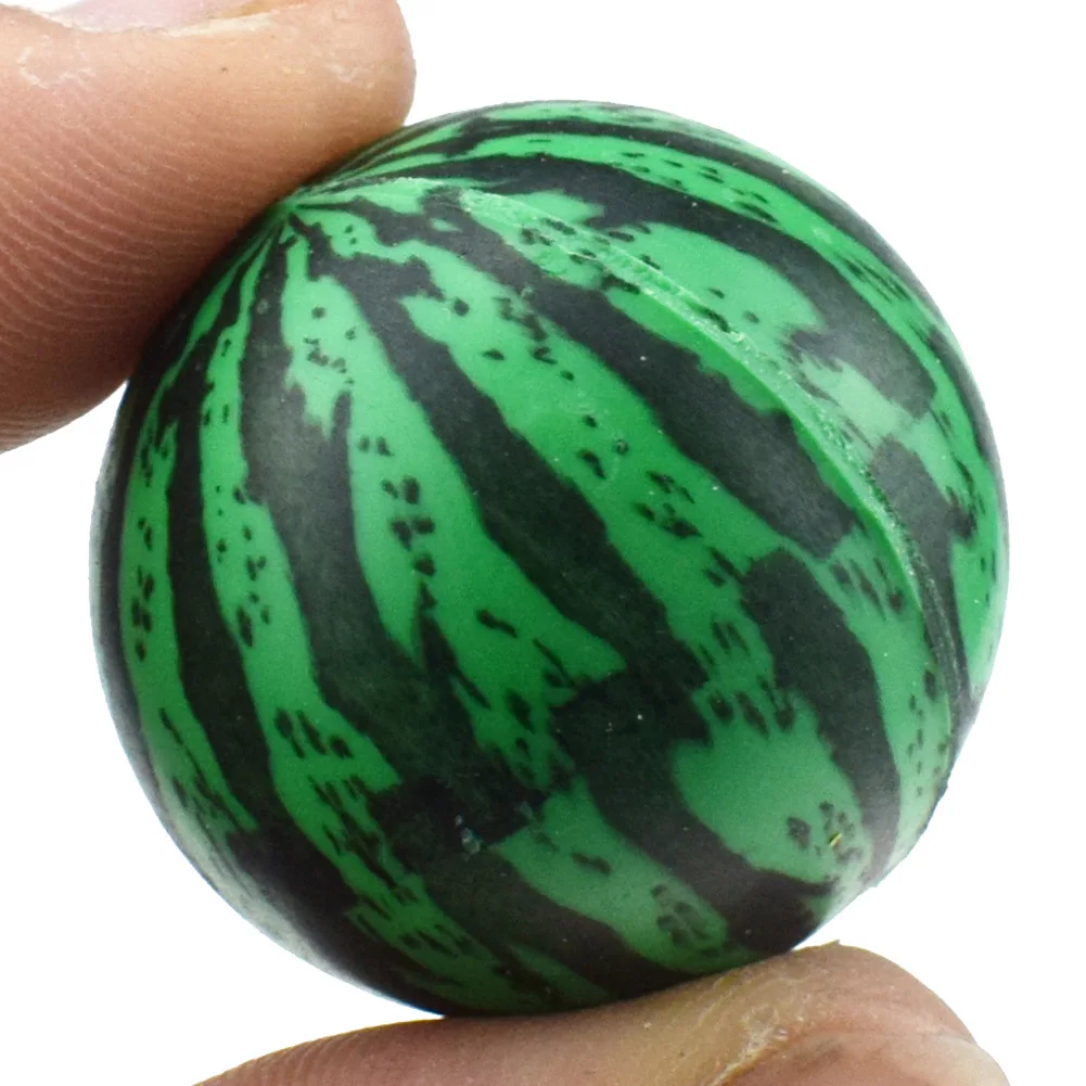 3pcs/lot kids green Watermelon Ball Elastic 30MM Special for toy ball twisting machine children outdoor toys | Игрушки и хобби