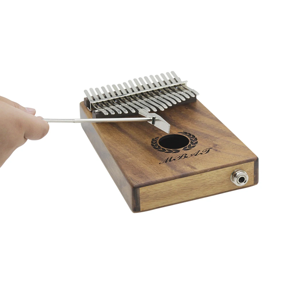 Портативный 17 клавишным Kalimba игрушечное пианино Mbira в гавайском стиле дерева КОА