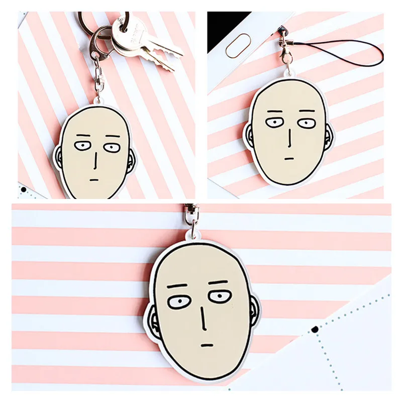 Аниме ONE PUNCH MAN Saitama косплей реквизит брелок детский подарок Маленькая подвеска