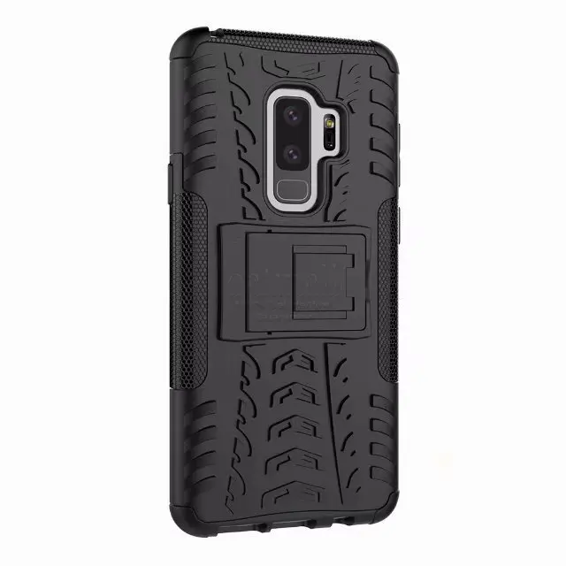 Жесткий комбинированный тонкий защитный для Samsung Galaxy S8 S9 плюс чехол задняя крышка