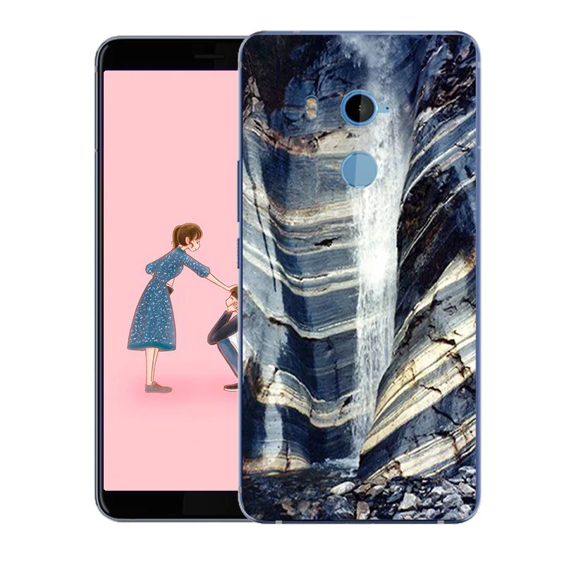 Для HTC U11 Plus/HTC + чехол мраморный Печатный Мягкий ТПУ чехол-накладка для U11Plus/HTC