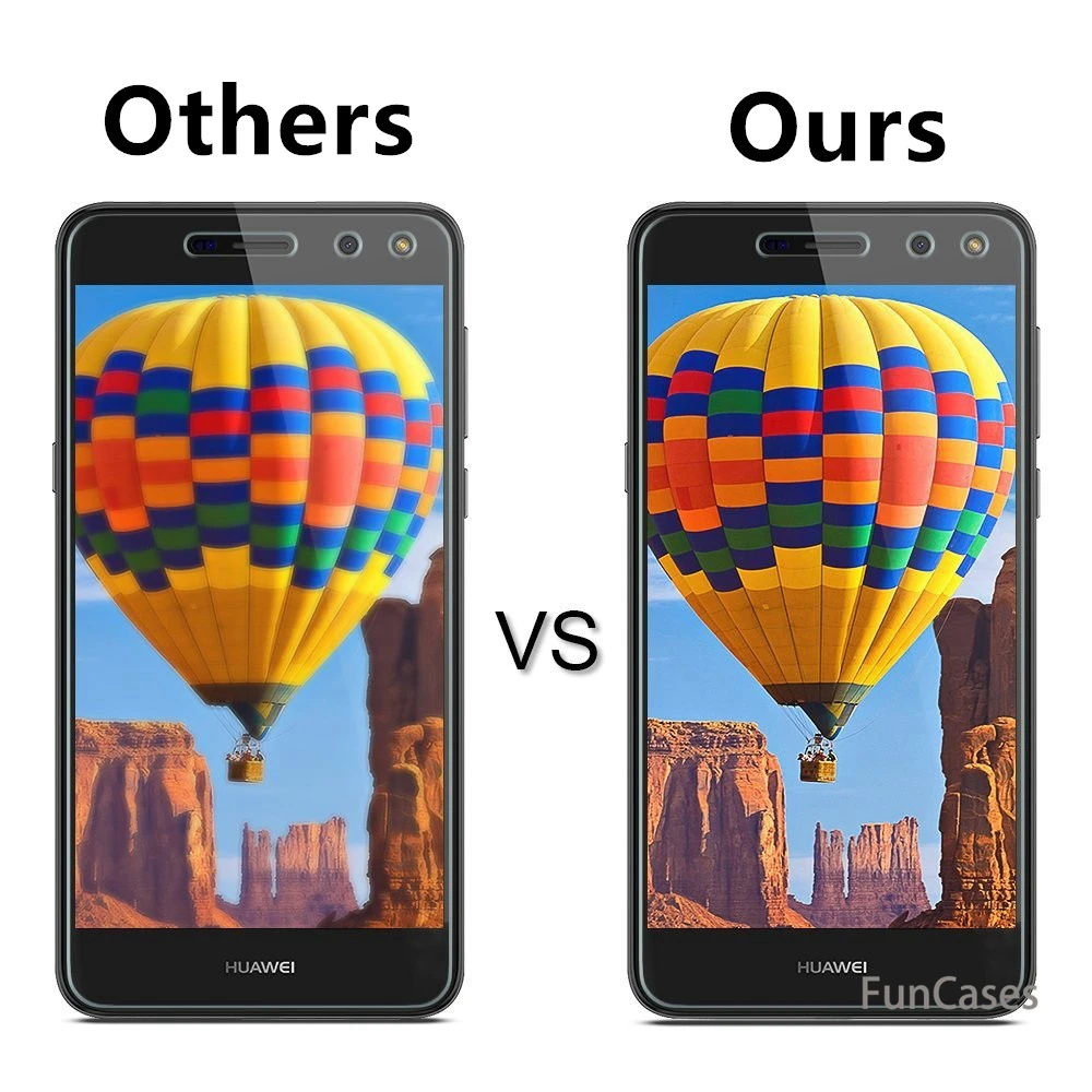 Закаленное Стекло для huawei Y5 Y6 2017 Y3 II Pro Nova молодых защитный экран прозрачный