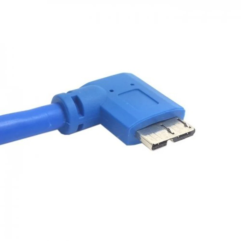 0.3 м USB 3.0 90 градусов влево под углом Micro мужчин и женщин B Панель крепление Тип