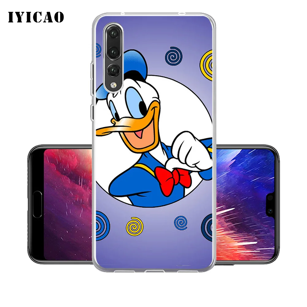 IYICAO Дональд Дак Мягкий силиконовый чехол для телефона Huawei P30 P20 Pro P10 P9 P8 Lite P Smart TPU |