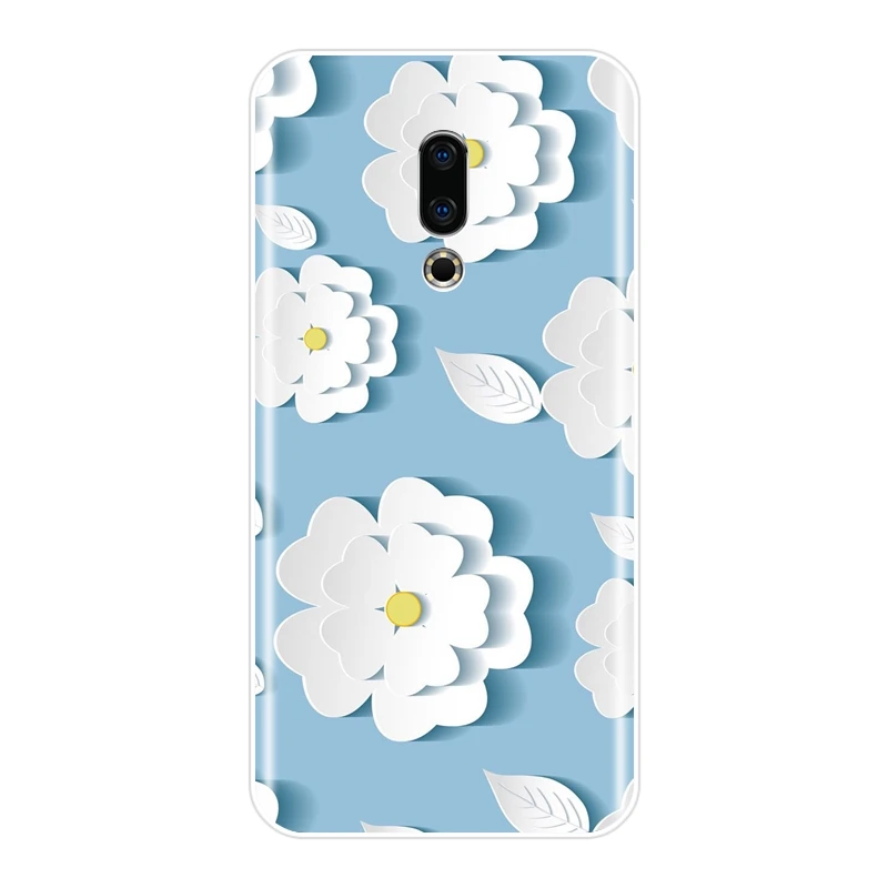 Задняя крышка для Meizu 15 Lite 16 Plus 16th 16x мягкий силиконовый фиолетовый чехол телефона