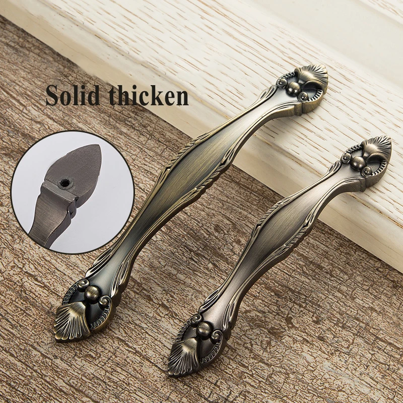 2 шт. античные дверные ручки и металлический ящик тянет старинные кухонные для