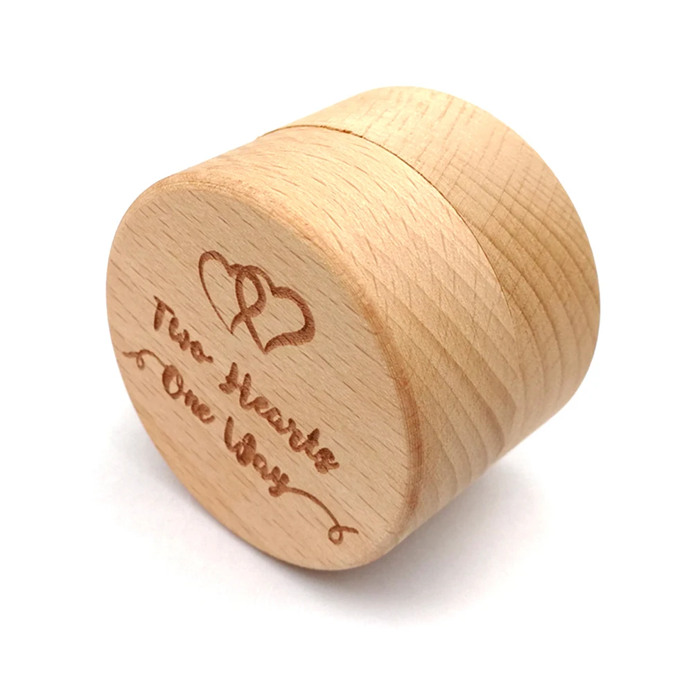 Подарочная коробка держатель для свадебного кольца индивидуальная деревенская