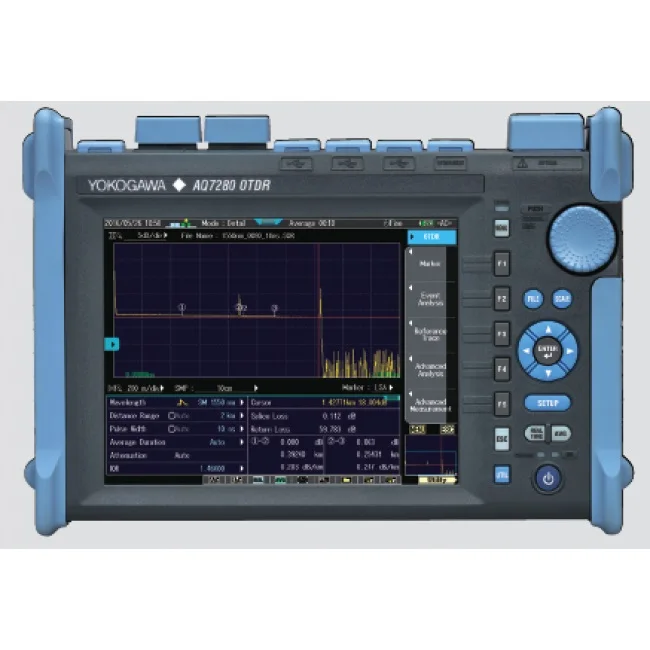 Yokogawa AQ7280/ AQ7282A одиночный режим OTDR 1310/1550nm 38/36dB динамический