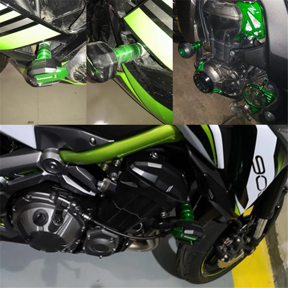 Для KAWASAKI Z900 Z 900 2017 2018 мотоцикл Алюминий Защита от падения рамки ползунок
