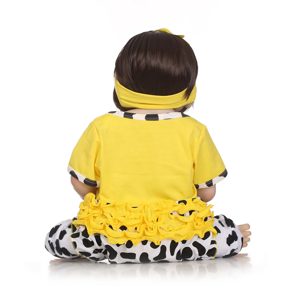 NPKCOLLECTION бренд bebe кукла девочка Кукла reborn 23 &quotполностью силиконовый винил тело
