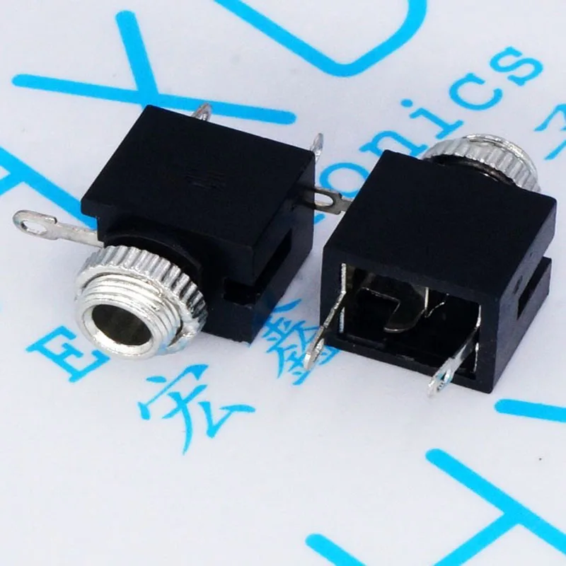 PJ301M установленная винтовая гайка разъем для наушников интерфейс двойной 3 5 мм