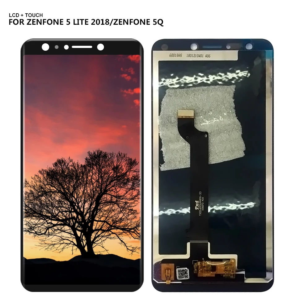 ЖК дисплей 6 0 дюймов для ASUS ZenFone 5 Lite 2018 дигитайзер сенсорная панель экран в сборе