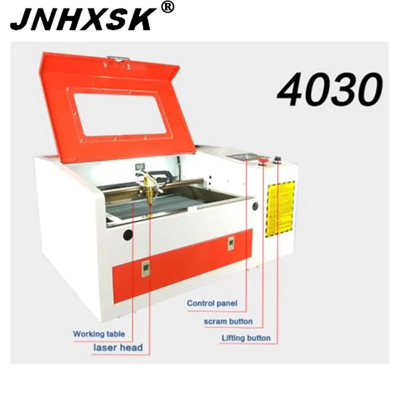 Настольный лазерный маршрутизатор JNHXSK RUIDA cnc 4030 50 Вт Лазерная гравировальная и