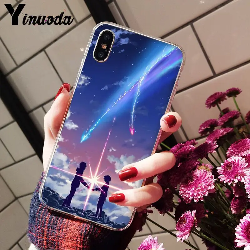 Yinuoda Kiminonawa ваше имя японского аниме DIY Роскошный Высокий протектор на конце чехол